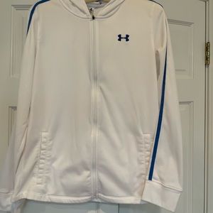 Lightweight Under Armour  activewear zippered jacket with hood